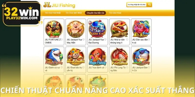 Tăng tỷ lệ chiến thắng hiệu quả với mẹo chơi bắn cá 32WIN từ dân chuyên