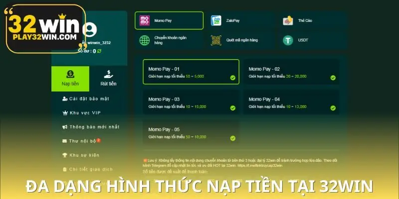 Phương thức vào vốn đa dạng, thuận tiện tối đa