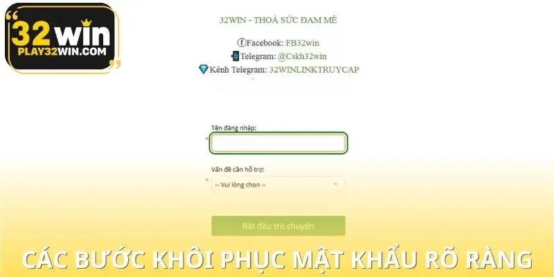 Cách lấy lại mật khẩu siêu nhanh cho hội viên
